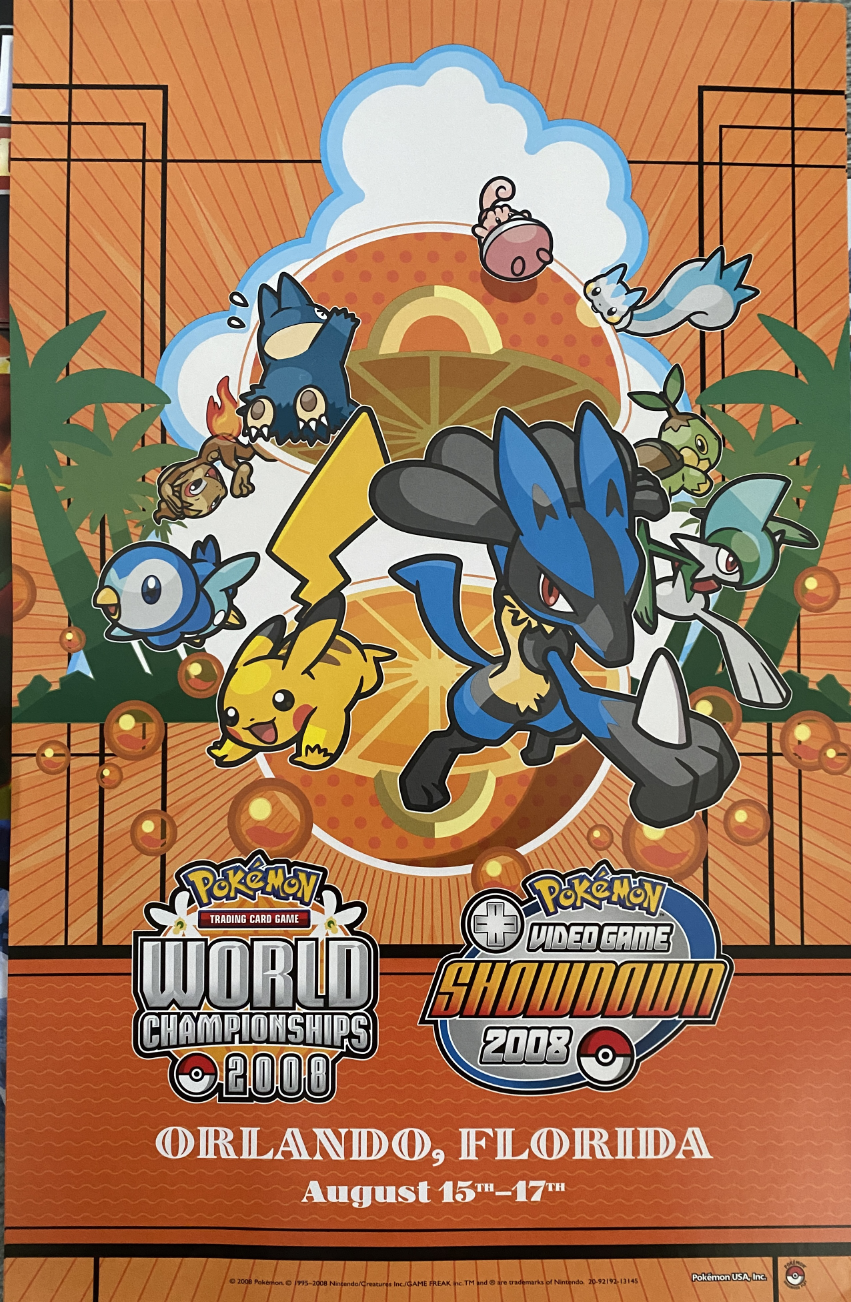 2008 World Championships & Video Game Showdown Poster