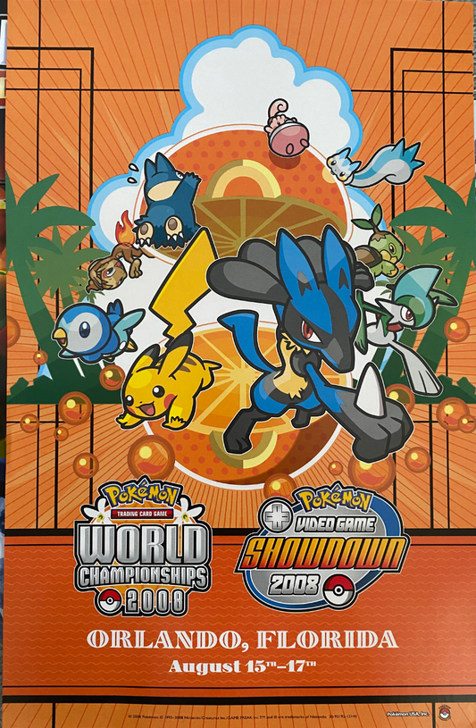 2008 World Championships & Video Game Showdown Poster