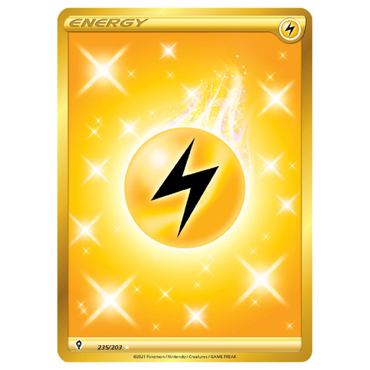 Lightning Energy - Evolving Skies - 235/203 - Holo Gold Secret Rare