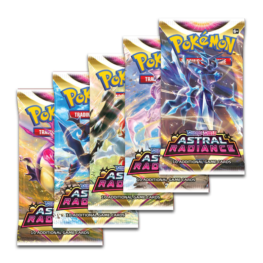 Astral Radiance 5x Booster Pack Art Set