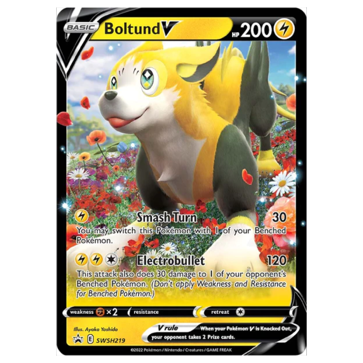 SWSH219 Boltund V - Holo Promo The Game Tree NZ SWSH219 Boltund V - Holo Promo The Game Tree NZ