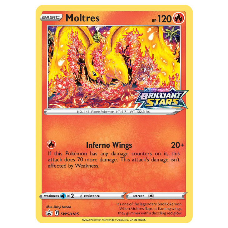 Brilliant Stars *SEALED* Holo Promo and mini-deck featuring Bibarel, Liepard, Lucario OR Moltres