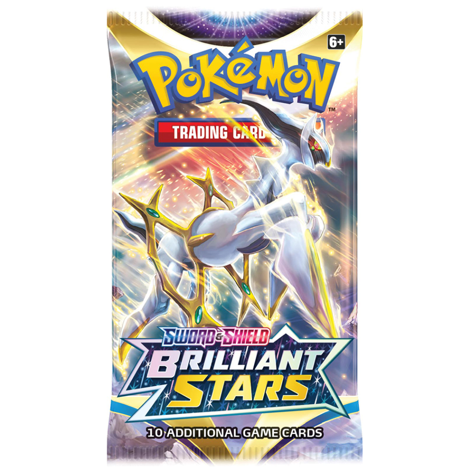 Pokemon popular brilliant stars booster box factory sealed in hand