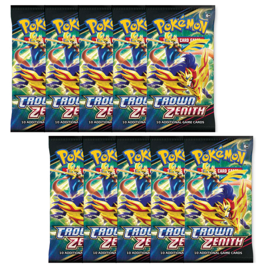 10x Crown Zenith Booster Packs - Value Deal