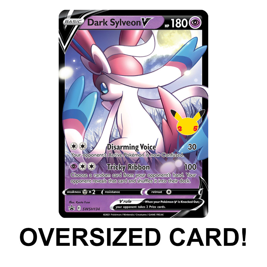 Dark Sylveon V SWSH134 - Promo Oversized Card – The Game Tree NZ