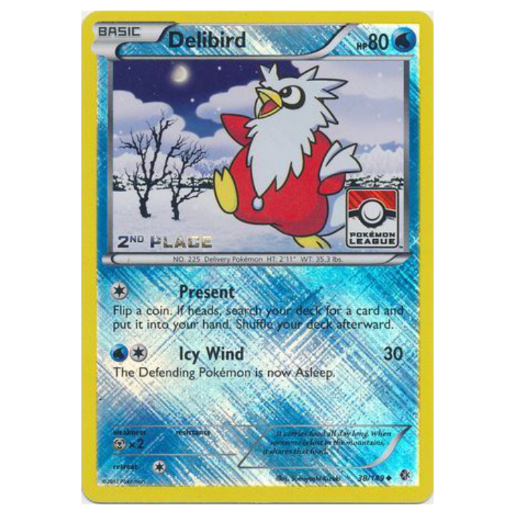 Delibird *2ND/3RD/4TH PLACE STAMP* - League Promo