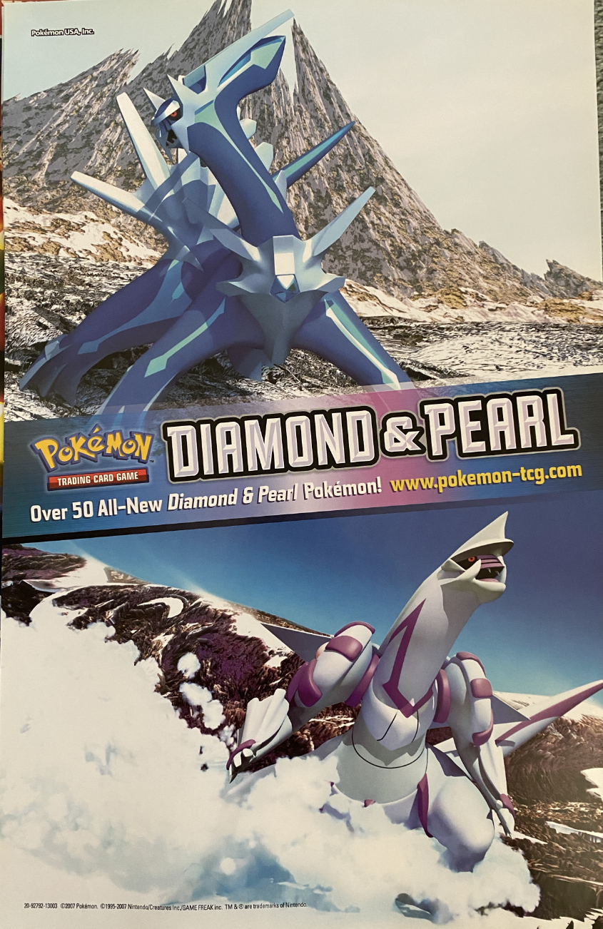 Diamond & Pearl (base) Poster The Game Tree NZ Diamond & Pearl (base) Poster The Game Tree NZ