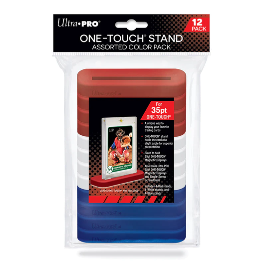 Ultra Pro - 35pt ONE TOUCH Stands in Assorted Colours (Red, White, Blue)