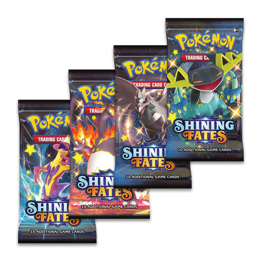 Shining Fates 4x Booster Pack Art Set