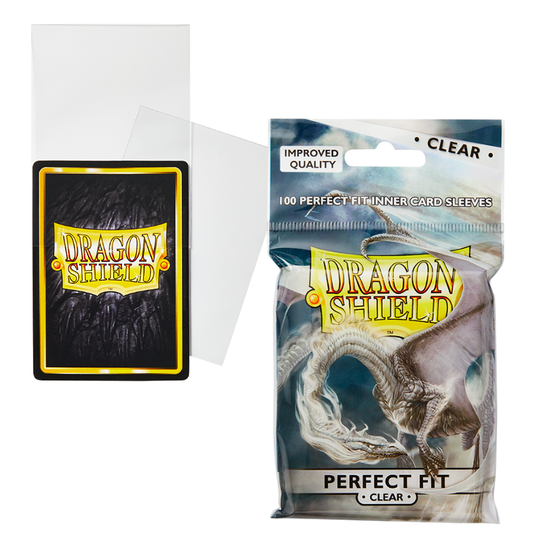 Dragon Shield - Perfect Fit Card Sleeves Assorted (Pack of 100) - See listing for choices