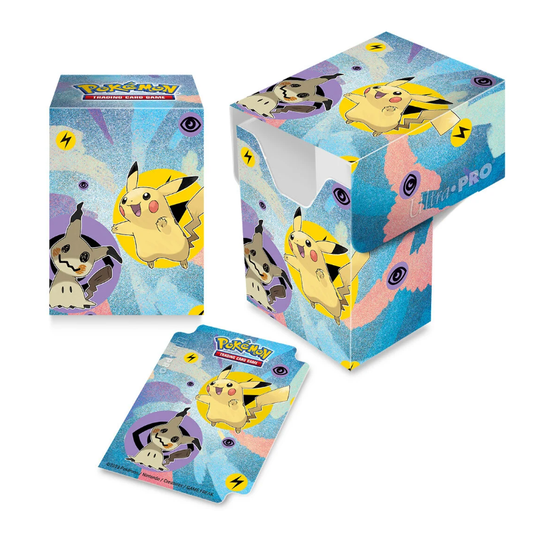 Ultra Pro - Pikachu and Mimikyu Full-View Deck Box