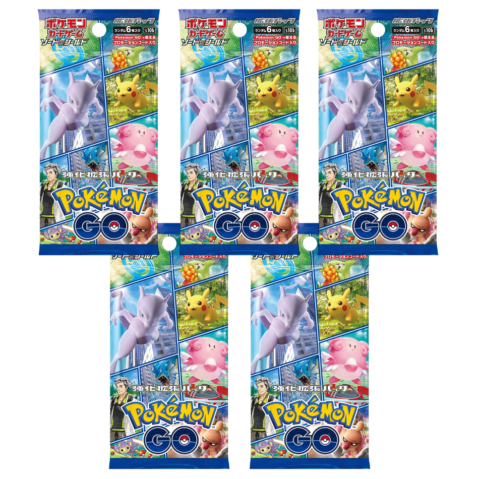 5x Pokemon Go Booster Packs (s10b) - Value Deal *Japanese* – The