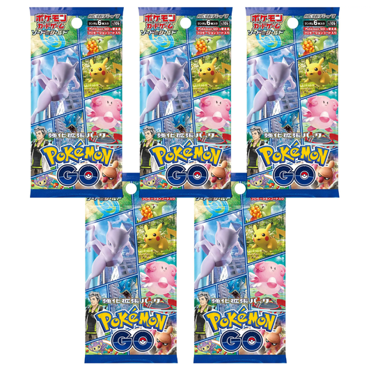 5x Pokemon Go Booster Packs (s10b) - Value Deal *Japanese*