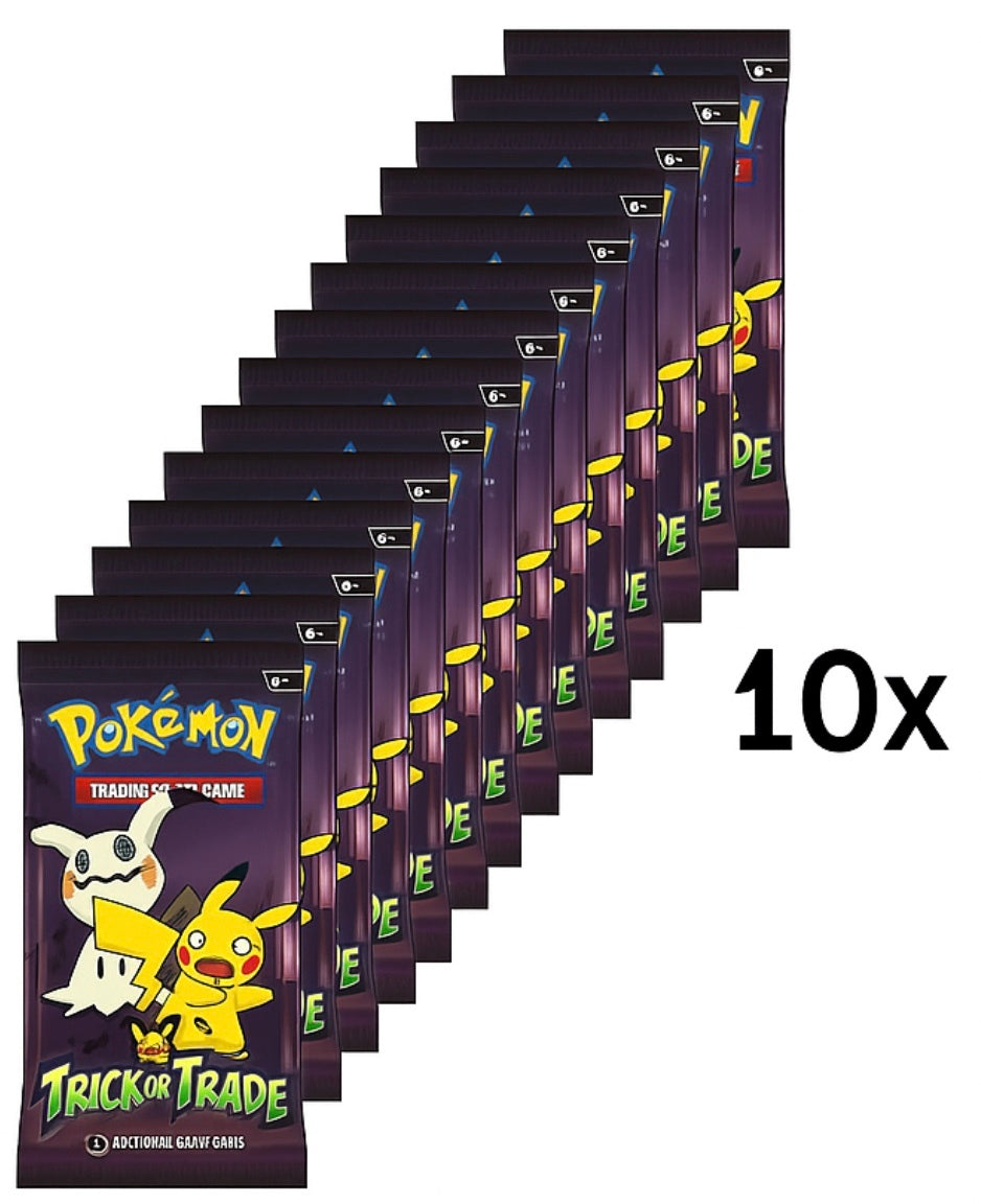 Pokemon TCG Trick Or Trade BOOster Bundle 25 Mini Packs (2023 Halloween Card Lot 150 Cards) Pokemon TCG Trick Or Trade BOOster Bundle 25 Mini Packs (2023 Halloween Card Lot 150 Cards)
