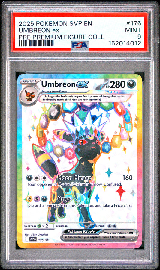 PSA 9 MINT Umbreon ex - SVP Promo (Prismatic Evolutions PFC) SVP176