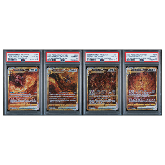 **Sequential Slabs!** PSA 10 O Forme Palkia VSTAR, O Forme Dialga VSTAR, Giratina VSTAR & Arceus VSTAR - VSTAR Universe GOLD UR set *Japanese*