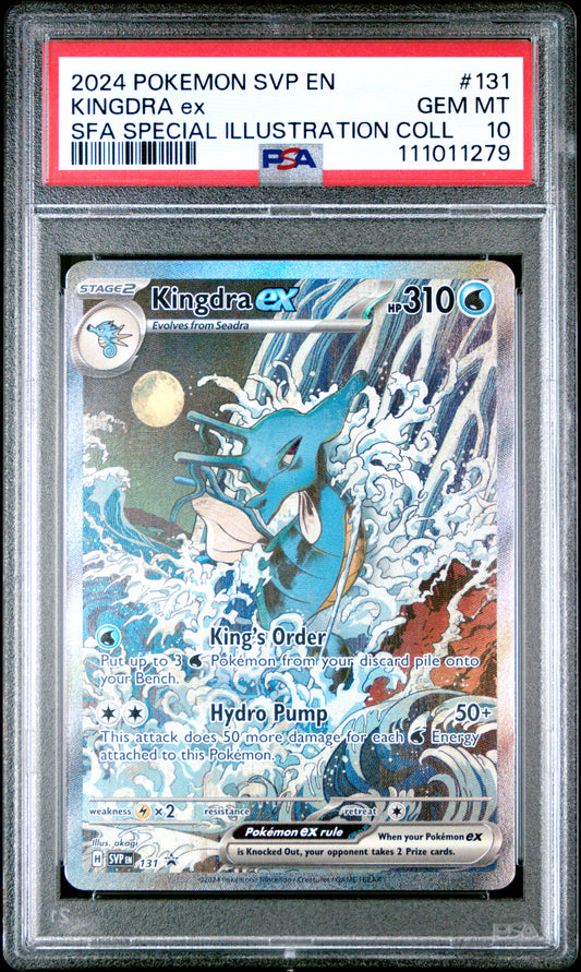 PSA 10 GEM MT Kingdra ex - SVP Promo Special Illustration Collection SVP131