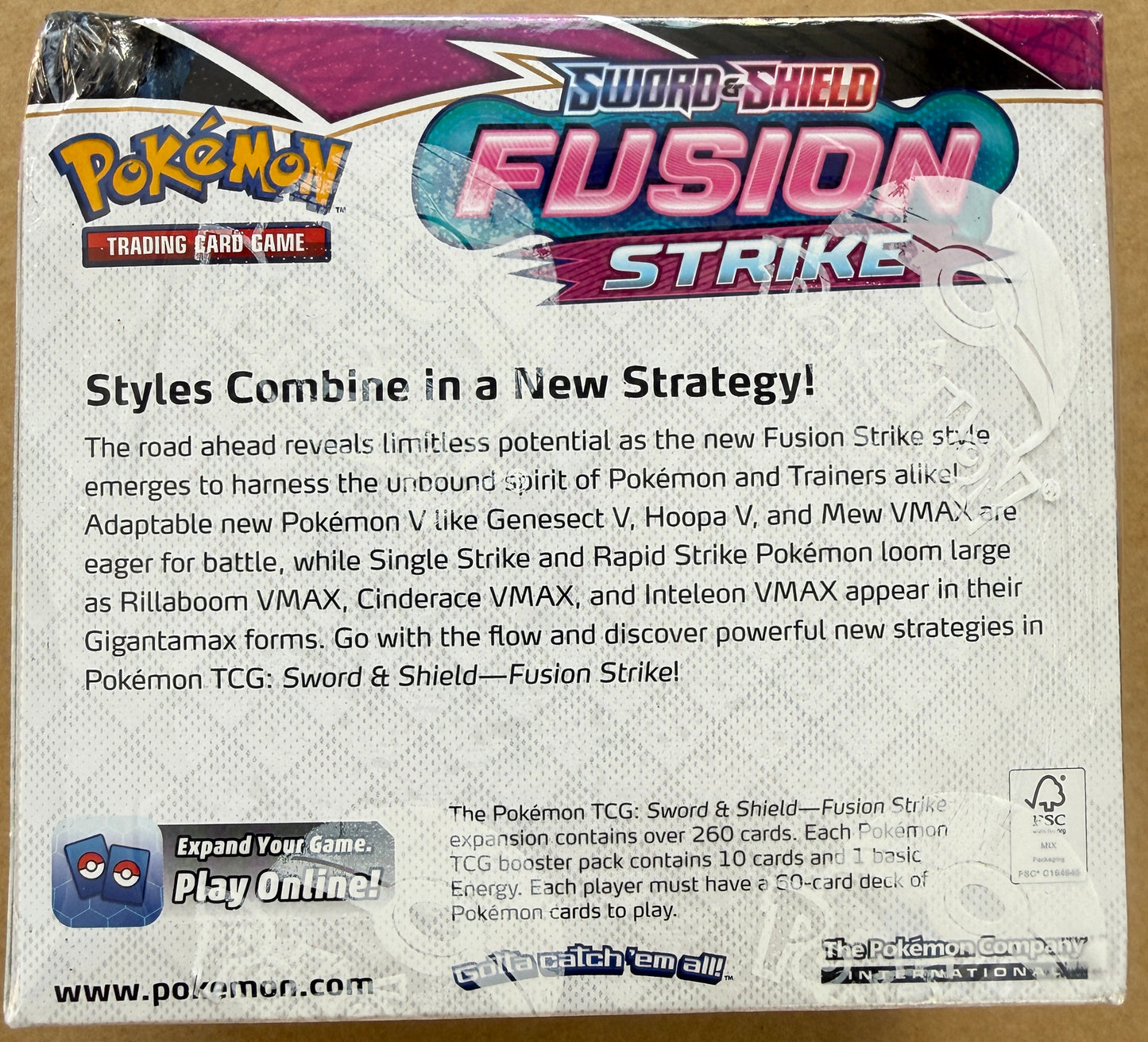 Fusion Strike Booster Box (with transit damage)