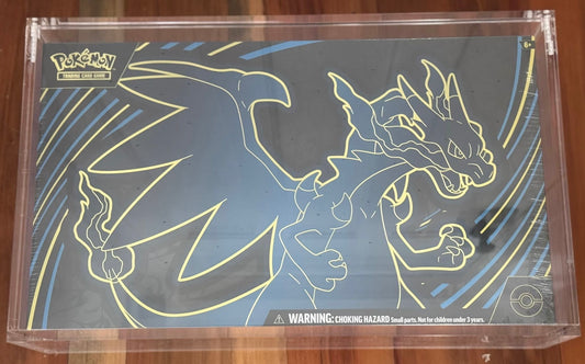 Acrylic Mega Charizard X EX Ultra Premium Collection Display (also fits 151 UPCs!)