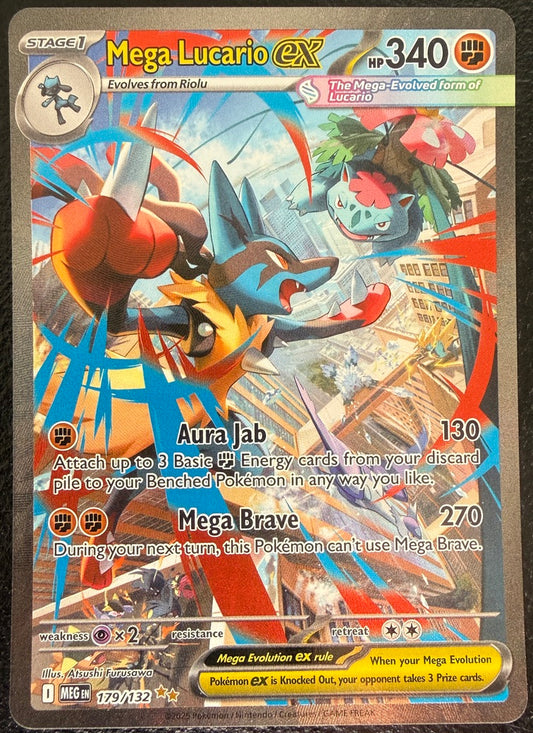 Mega Lucario ex - Mega Evolution - 179/132 - Special Illustration Rare