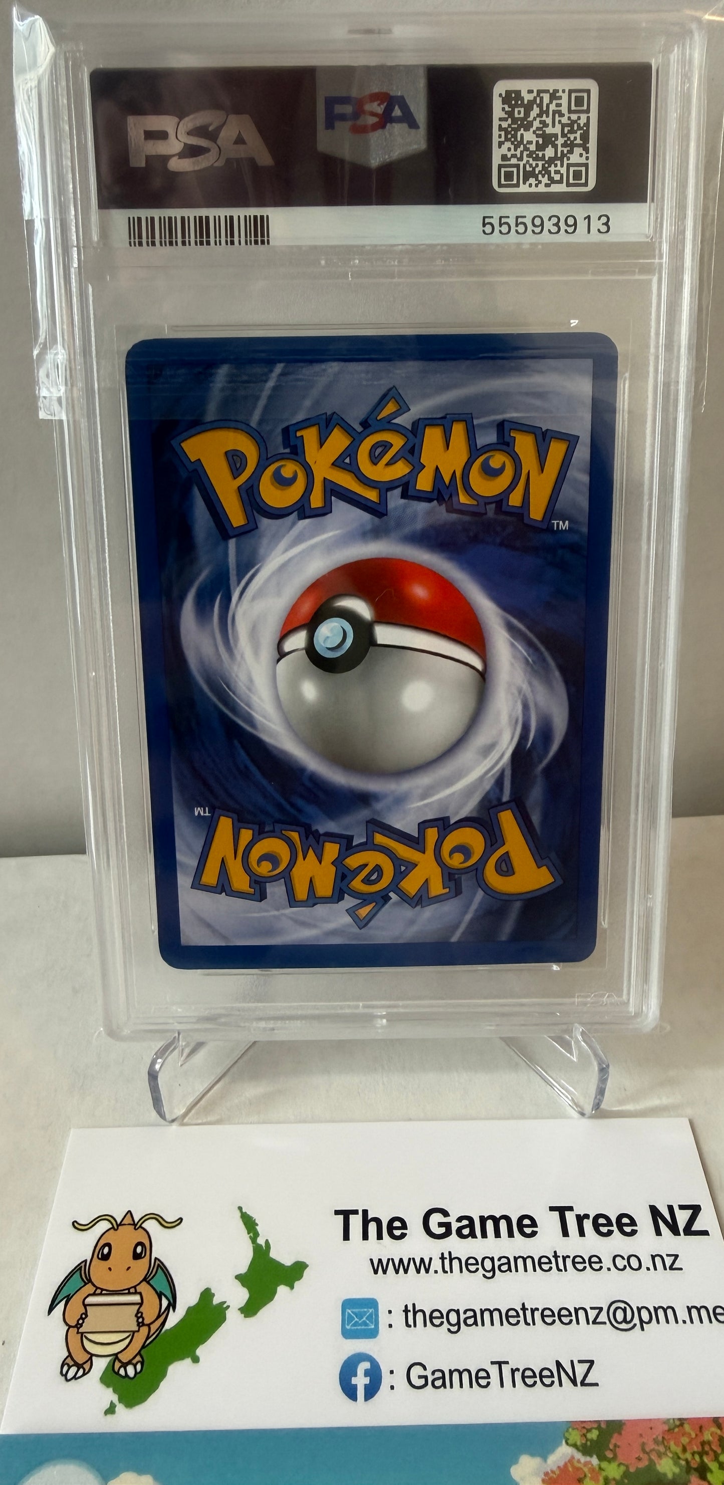 PSA 8 NM-MT Feraligatr - Neo Genesis Holo Rare 5/111