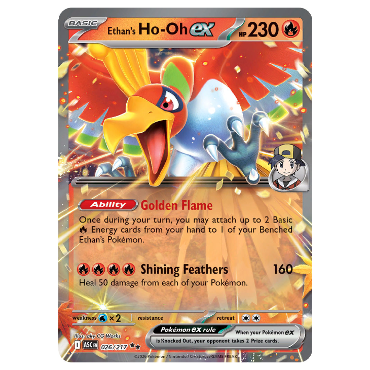 Ethan's Ho-oh ex - Ascended Heroes - 026/217 - Double Rare