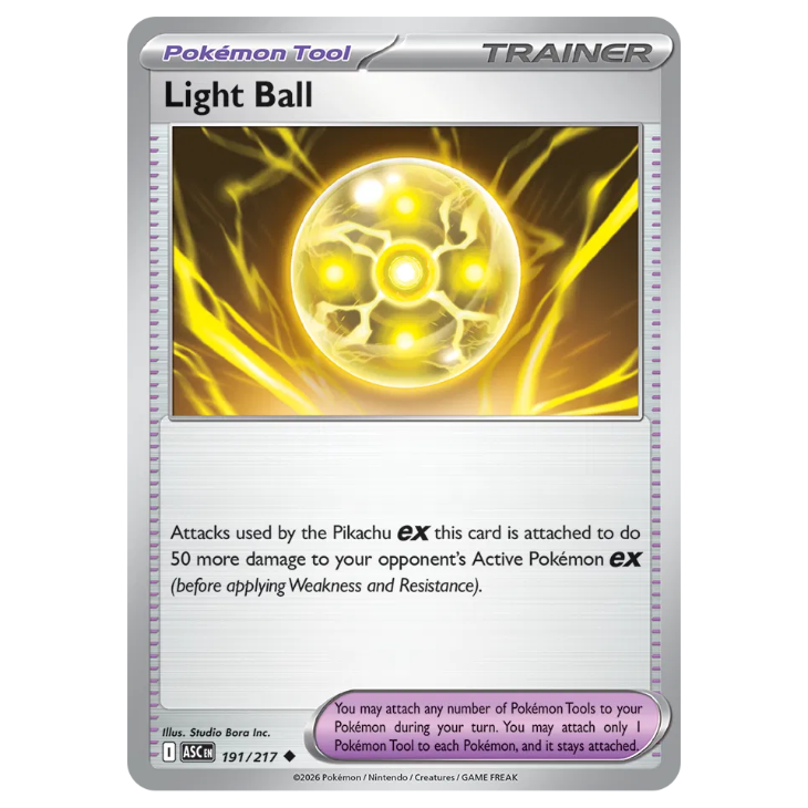 Light Ball - Ascended Heroes - 191/217 - Uncommon