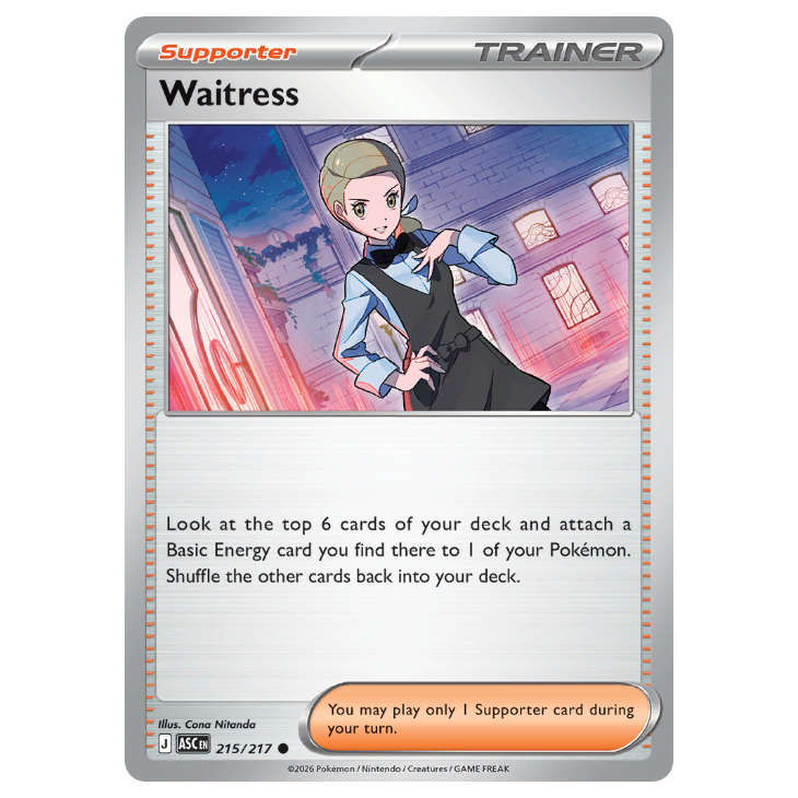 Waitress - Ascended Heroes - 215/217 - Common