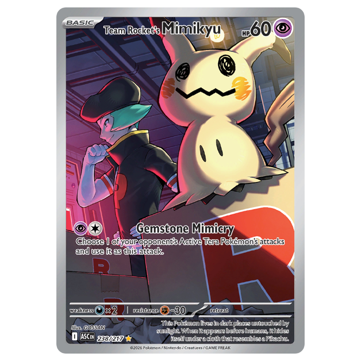 Team Rocket's Mimikyu - Ascended Heroes - 238/217 - Illustration Rare