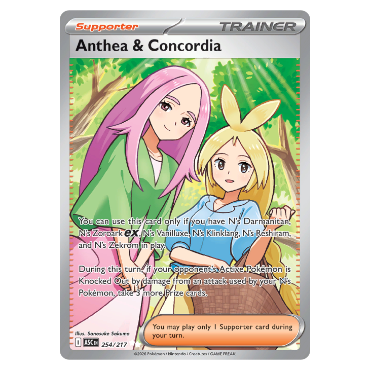 Anthea & Concordia - Ascended Heroes - 254/217 - Ultra Rare Full Art