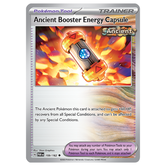 Ancient Booster Energy Capsule - Paradox Rift - 159/182 - Holo Promo "Uncommon"
