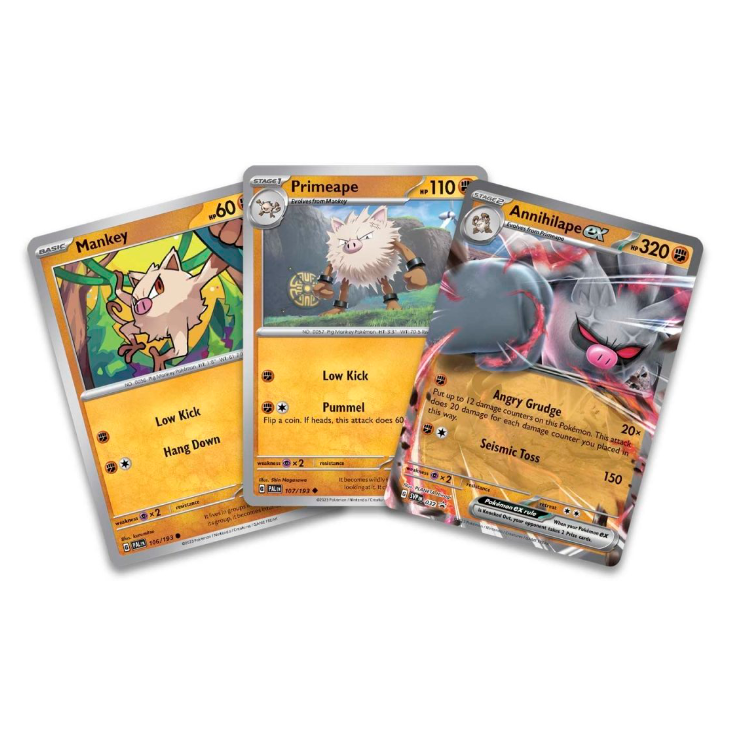 SVP032 Annihilape ex 3-Card Promo Set - Holo Promos (Mankey, Primeape & Annihilape ex)