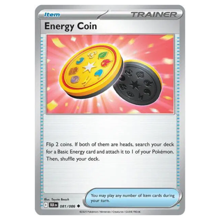 Energy Coin - Black Bolt - 081/086 - Uncommon