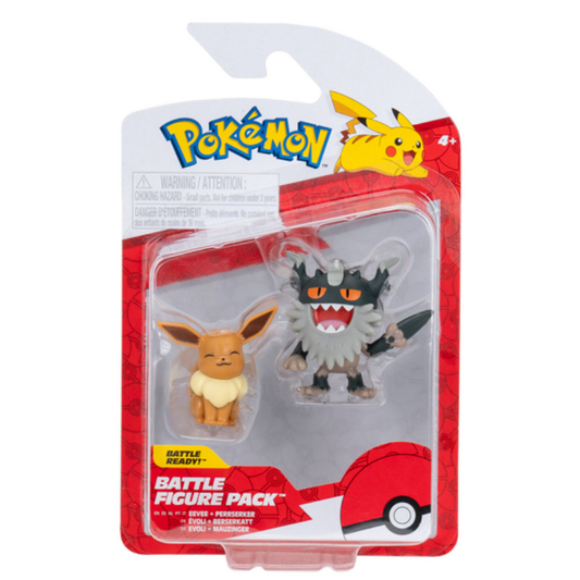 Pokemon Battle Figure Pack - Eevee & Perrserker