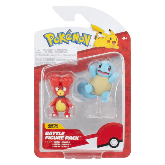 Pokemon Battle Figure Pack - Magby & Squirtle