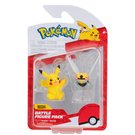 Pokemon Battle Figure Pack - Pikachu & Ninjask