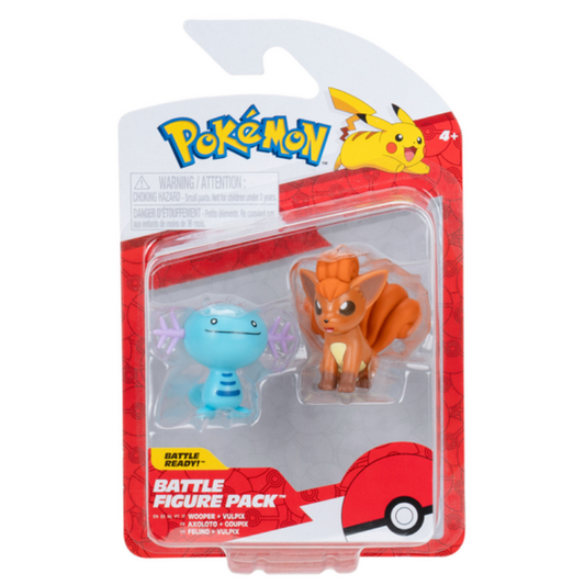 Pokemon Battle Figure Pack - Wooper & Vulpix