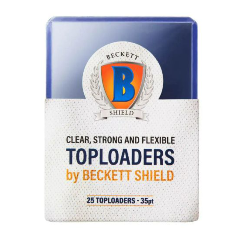 Beckett Shield - Toploaders - 35pt Standard Size 25ct