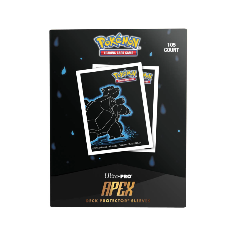 Ultra Pro - Neon Kanto Blastoise 105ct APEX Deck Protector Sleeves