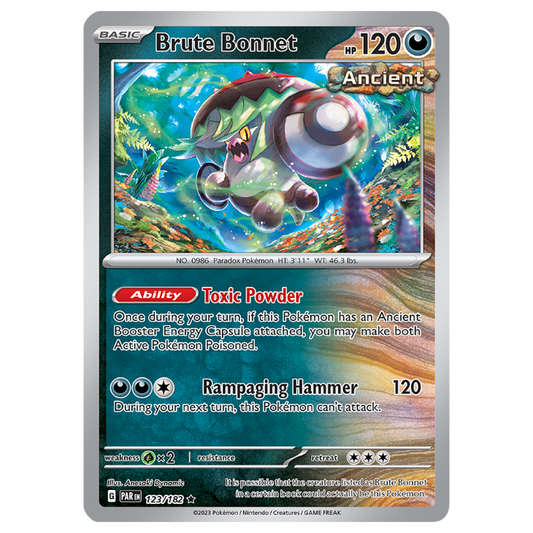 Brute Bonnet - Paradox Rift - 123/182 - Promo Cosmos Holo