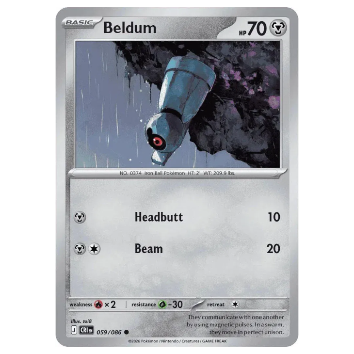 Beldum - Chaos Rising - 059/086 - Common