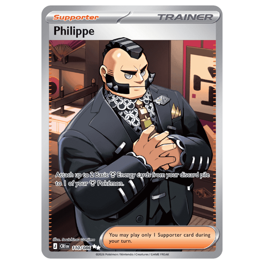 Philippe - Chaos Rising - 110/086 - Ultra Rare Full Art