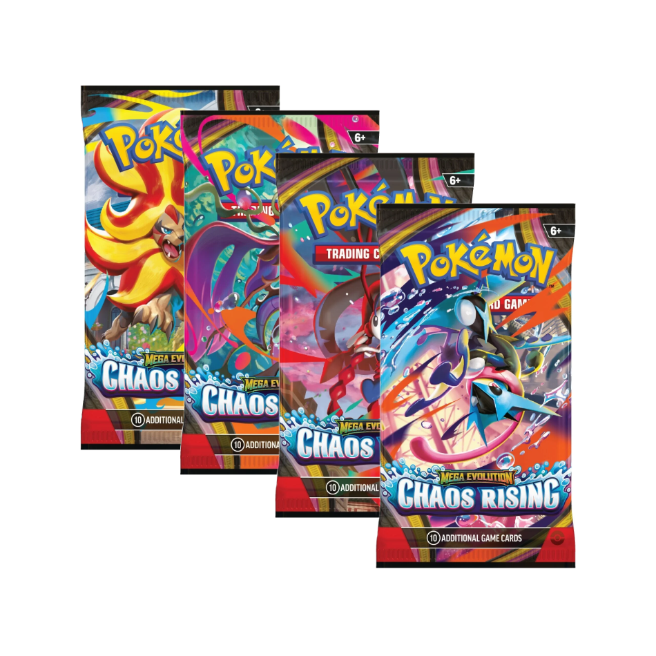 Chaos Rising 4x Booster Pack Art Set