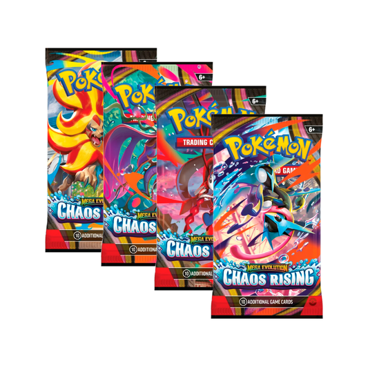 Chaos Rising 4x Booster Pack Art Set