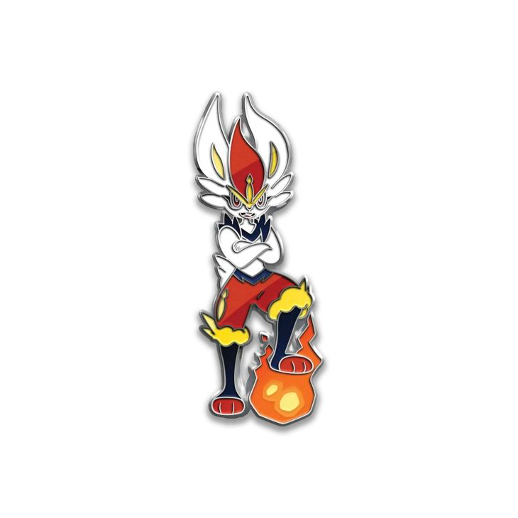 Cinderace enamel Pin