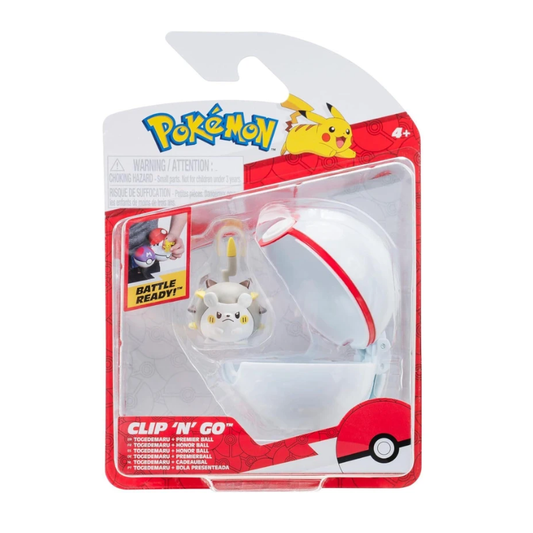 Clip N Go Poke Ball Figure - Togedemaru & Premier Ball