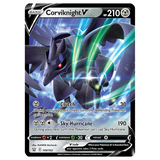 Corviknight V - Battle Styles - 109/163 - Holo Ultra Rare