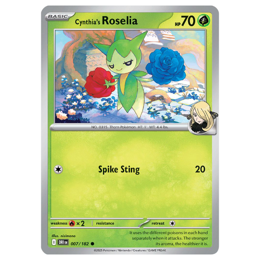 Cynthia's Roselia - Destined Rivals - 007/182 - Common