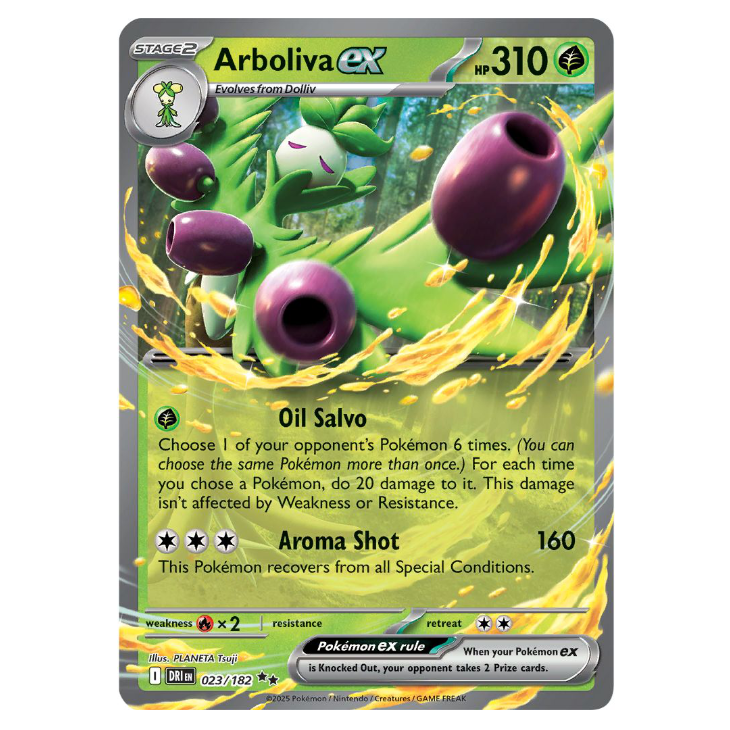 Arboliva ex - Destined Rivals - 023/182 - Double Rare