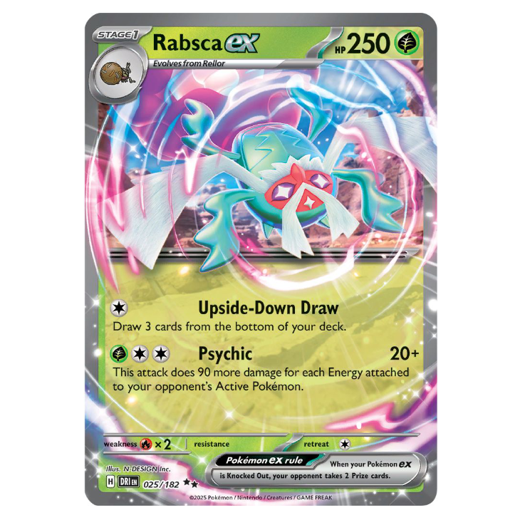 Rabsca ex - Destined Rivals - 025/182 - Double Rare